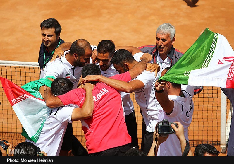 پایان رقابت‌های تنیس جام دیویس کاپ با پیروزی تنیسور ایرانی