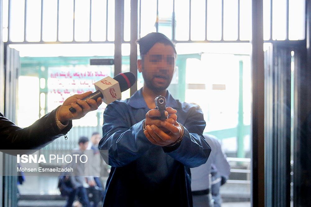 بازسازی صحنه سرقت مسلحانه از بانک‌های مشهد