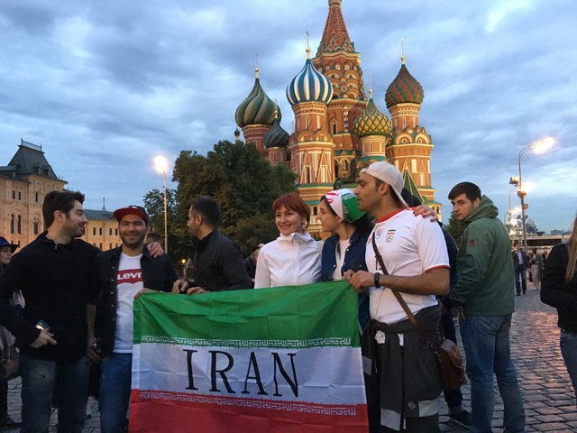 میدان سرخ مسکو، زیر پای ایرانیان