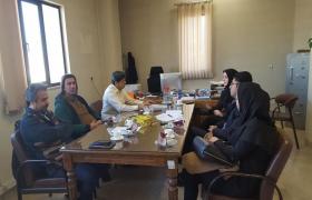 جلسه بررسي نظام آراستگي محيط كار در آبفا منطقه نجف آباد برگزار گرديد