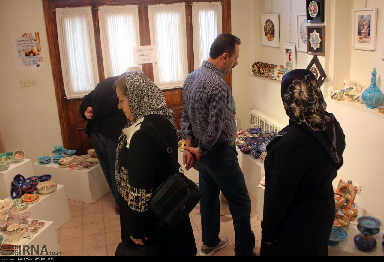 آذربایجان شرقی| نمایشگاه نوروزانه در موزه زنده سفال تبریز‎