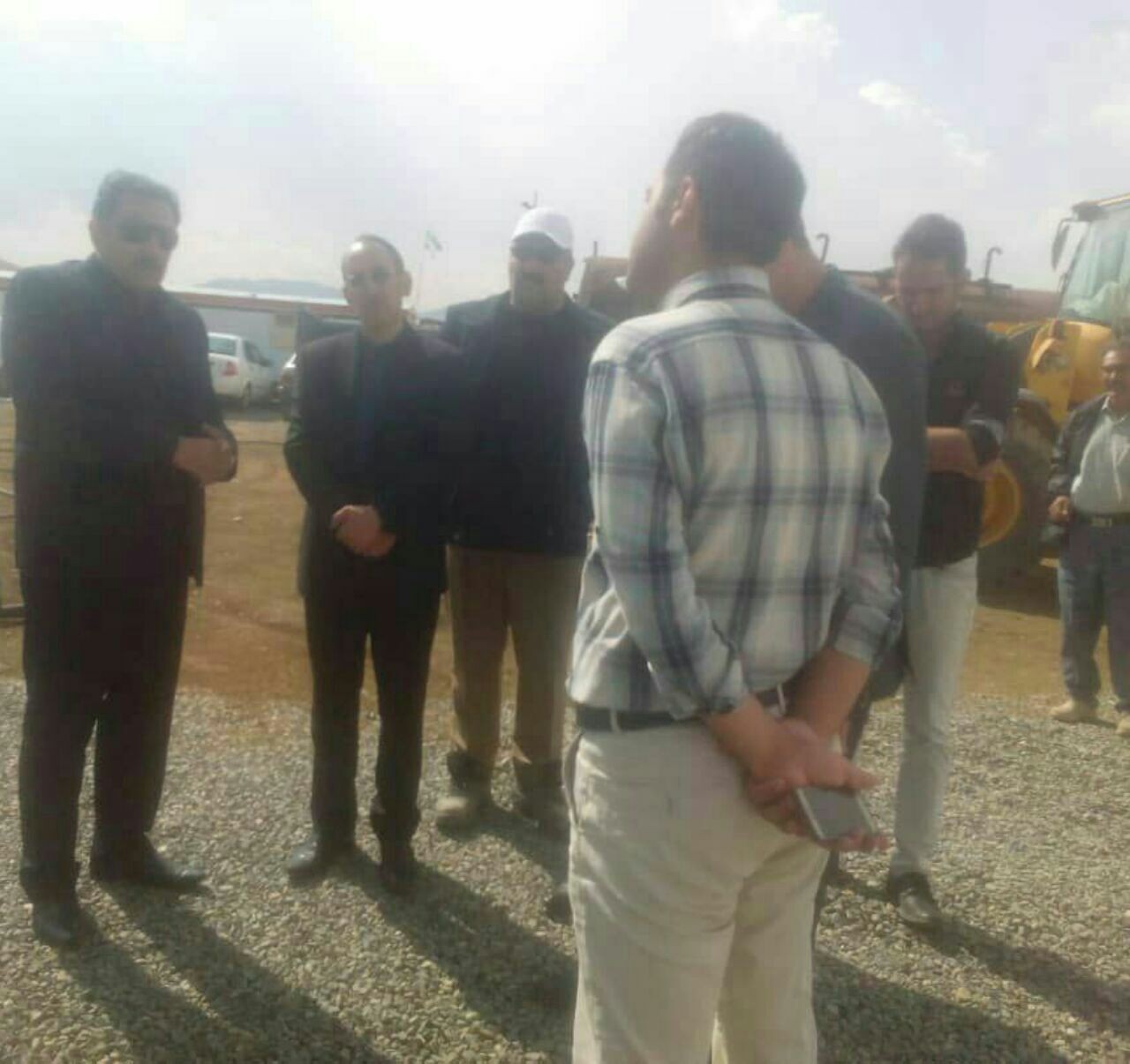 بازدید مدیر عامل شرکت آبفا استان از تصفیه خانه فاضلاب  سنقر