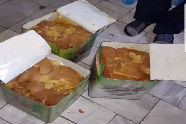 شناسایی متخلف سالن های غذاخوری در کرمانشاه/ بیش از 800 کیلوگرم گوشت غیربهداشتی کشف و ضبط شد