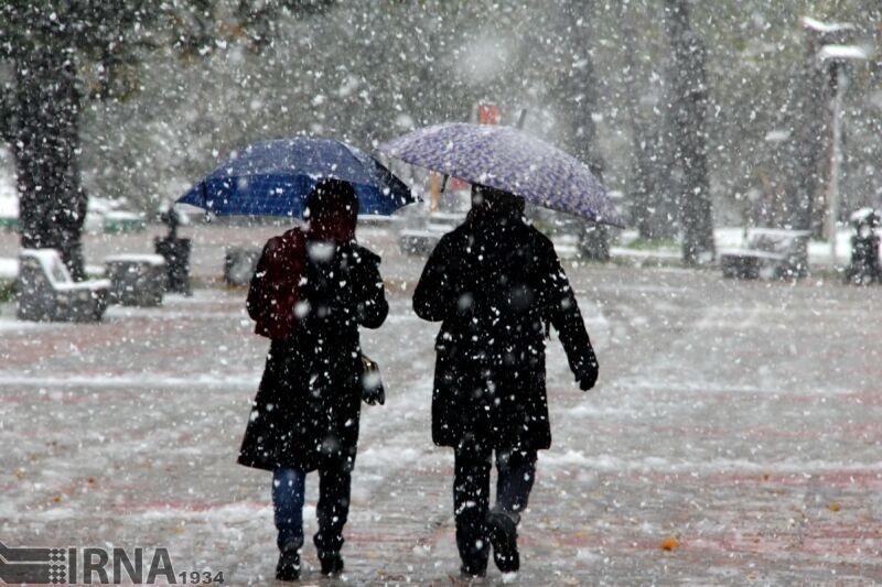 بارش برف مدارس مهدیشهر و شهمیرزاد را تعطیل کرد