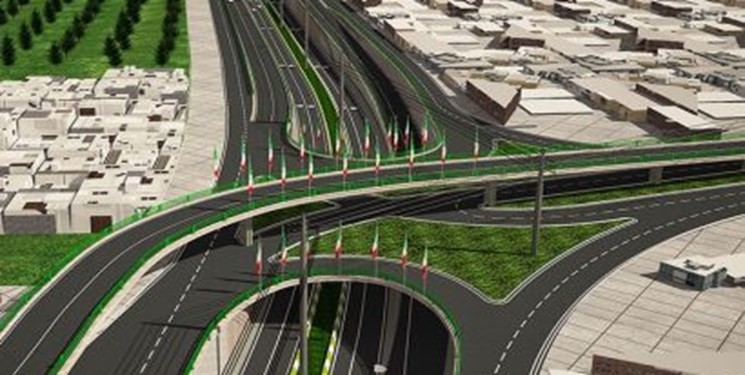 قم| اتمام روسازی پل مستقیم تقاطع میدان ولیعصر(عج) تا پایان هفته