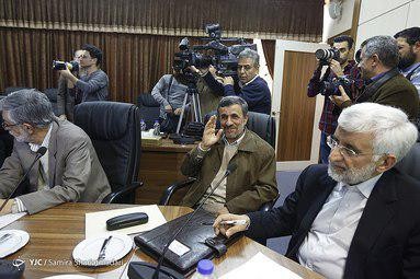 واکنش جلیلی و حدادعادل به همنشینی احمدی‌نژاد (+عکس)