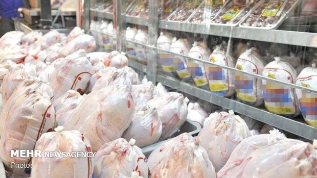 کاهش ۱۱ درصدی قیمت اجزا و قطعات مرغ در میادین میوه و تره بار