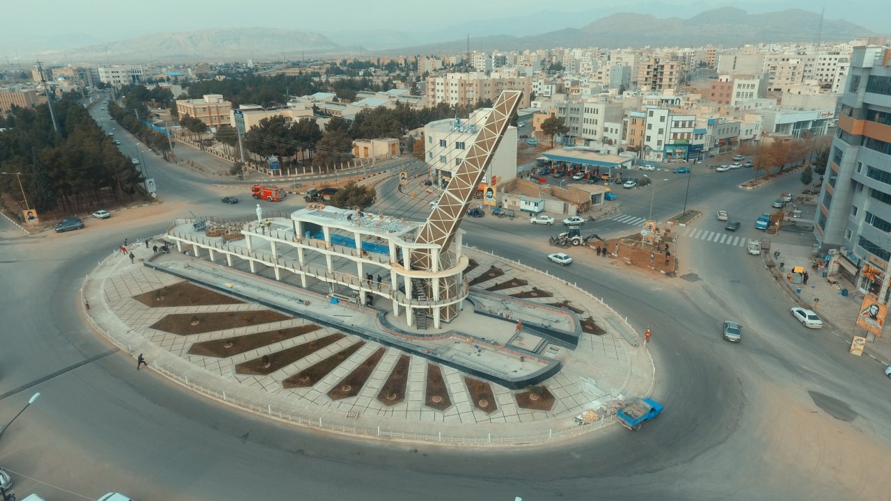 پروژه بزرگ میدان شهید دریادار محمد ابراهیم همتی درسمنان