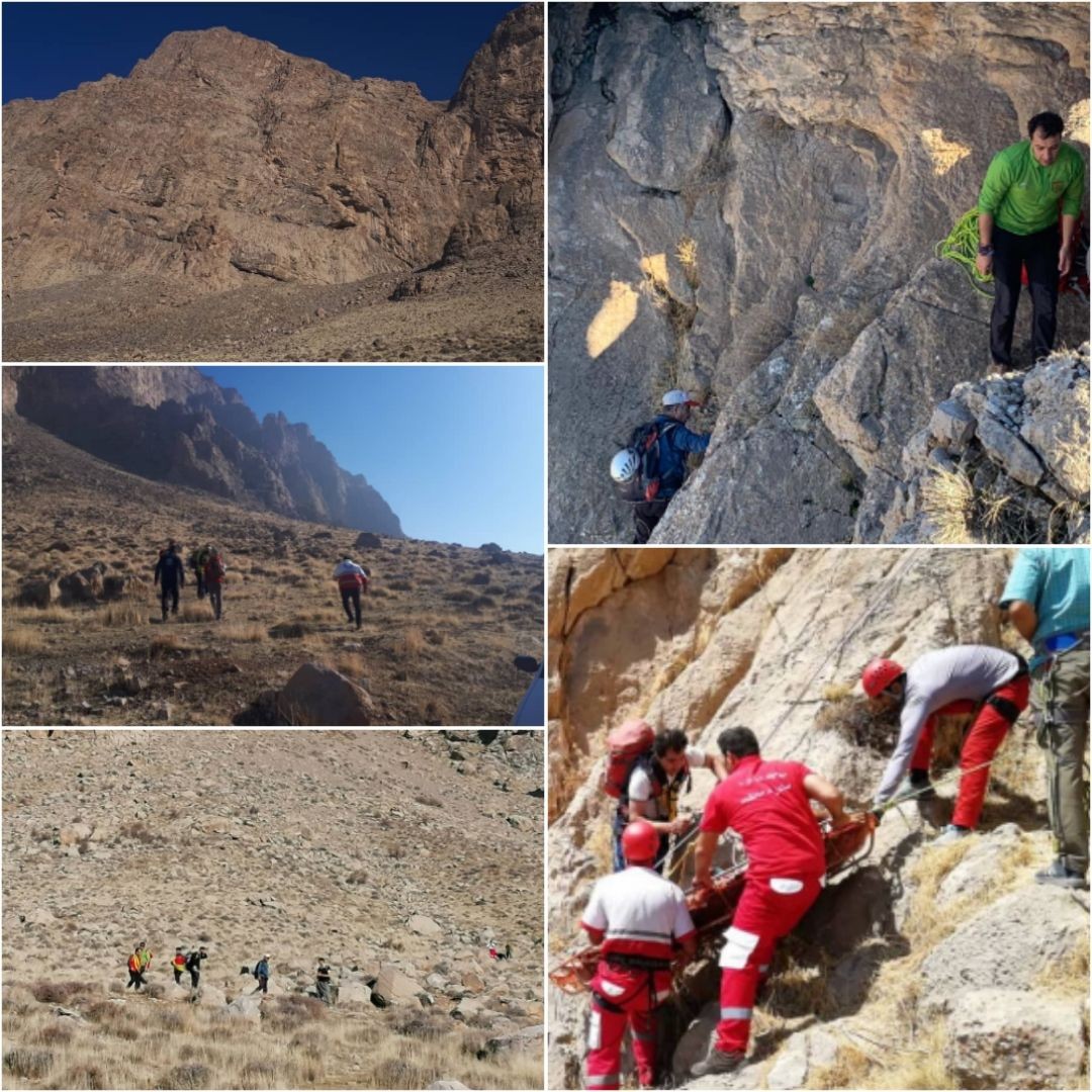 نجات دو جوان کرمانشاهی در ارتفاعات کوه ماسی طاقبستان