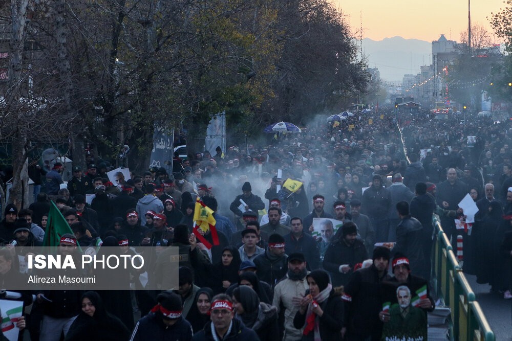 گزارش تصویری از مراسم تشییع سردار قاسم سلیمانی در تهران