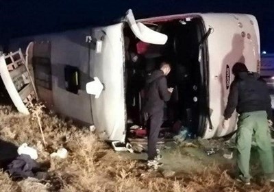 جزئیات واژگونی اتوبوس تهران ـ گنبد| اتوبوس به دره سقوط کرده