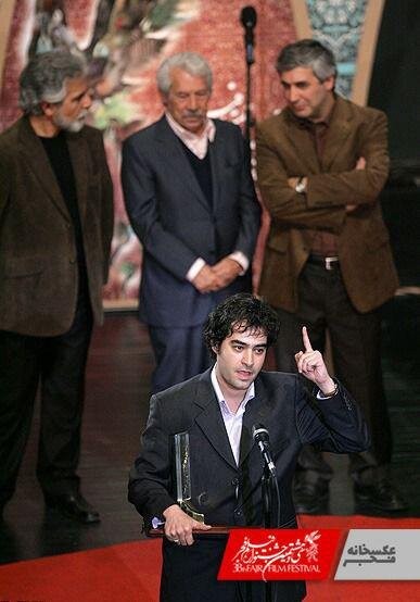 عکس | چهره شهاب حسینی ۱۱ سال پیش پس از بردن سیمرغ بلورین