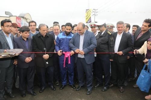 خراسان رضوی| بهره‌برداری از پروژه بهسازی جاده حسن‌آباد در شهرک صنعتی توس مشهد