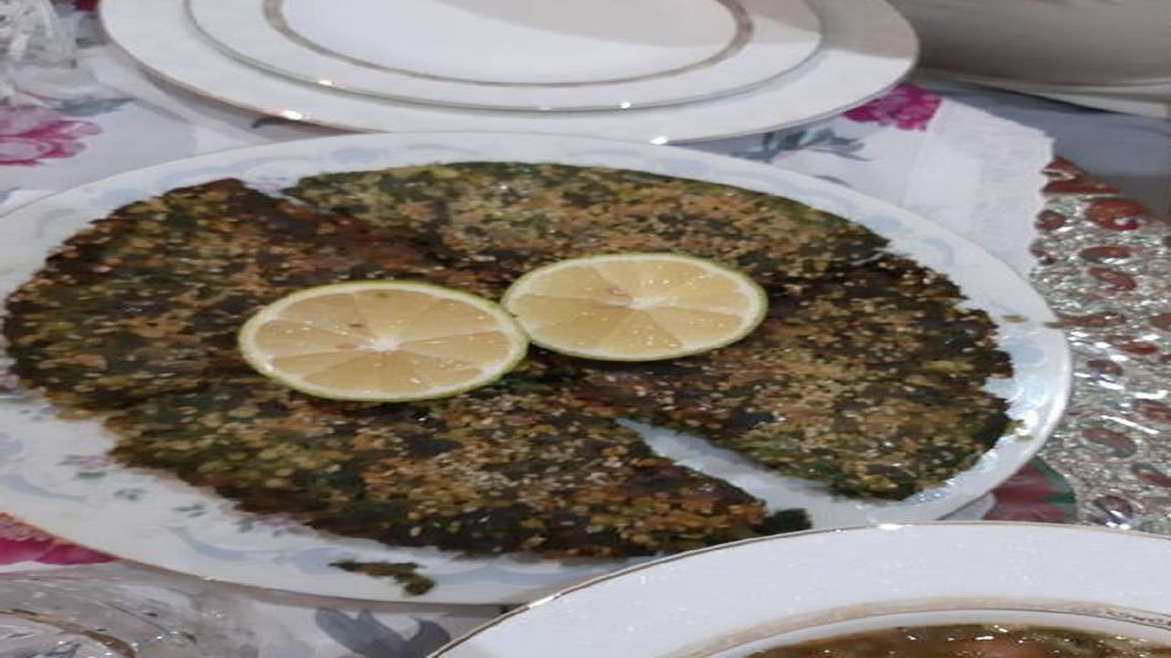 آشپزی کوکوی سبزی با اشپل ماهی