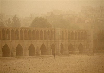 تداوم هوای غبارآلود در اصفهان