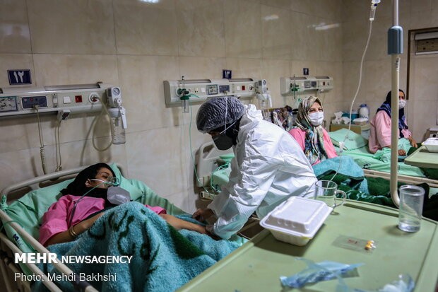 ۹۳ بیمار کرونایی در بیمارستان‌های کردستان بستری هستند