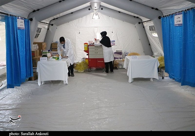 بیمارستان صحرایی در اصفهان راه‌اندازی شد