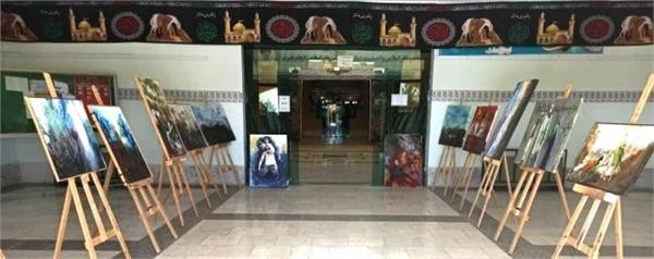 نمایشگاه آثار تجسمی در دامغان برپا شد