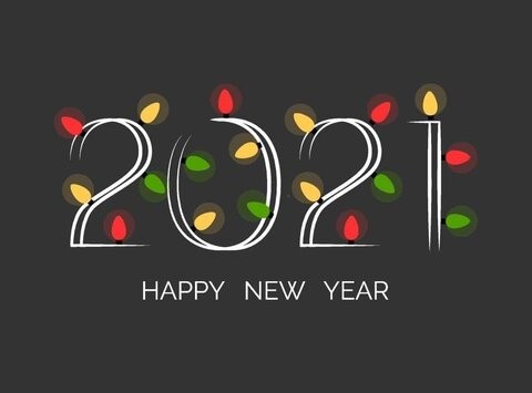 تبریک سال نو میلادی ۲۰۲۱ + عکس و متن انگلیسی