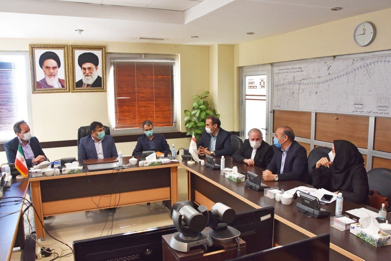 جلسه مشترک بانک مسکن و شرکت عمران شهر جدید گلبهار برگزار شد