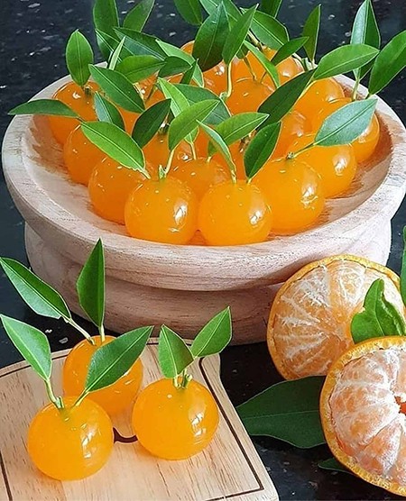 طرز تهیه ژله با آب پرتقال