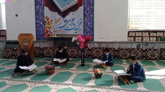 ترتیل خوانی جزء 2 قرآن کریم توسط دانش آموزان نخبه شهرستان نوشهر در ماه مبارک رمضان
