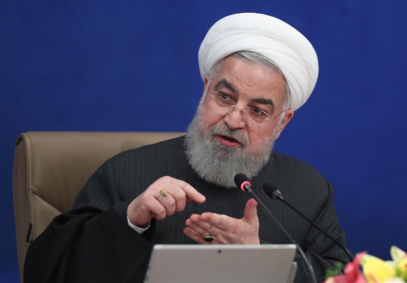 روحانی: در سال ۹۹ کمترین اتکا به نفت را داشتیم که در تاریخ بی‌سابقه بود