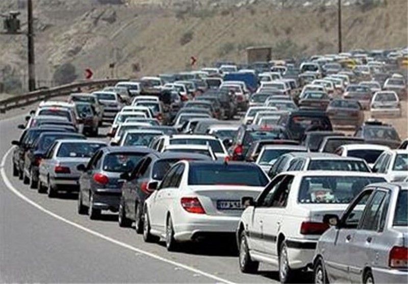 ترافیک در محورهای استان البرز سنگین شد