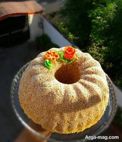 طرز تهیه کیک کنجدی