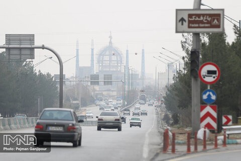 افزایش غلظت آلاینده‌ها در کلانشهر اصفهان/دمای هوای بدون تغییر