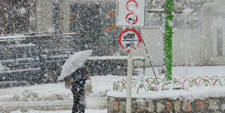 پیش‌بینی بارش برف و باران در غرب و جنوب اصفهان