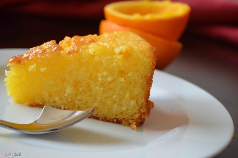 طرز تهیه کیک خیس پرتقالی