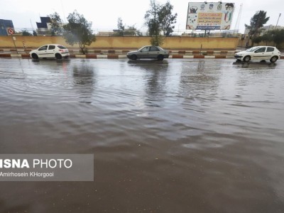 (تصاویر) وضعیت شهر بندرعباس پس از بارندگی‌های اخیر
