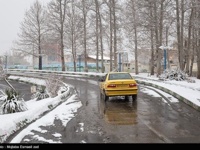 برف و باران مازندران را فرا گرفت/سد لفور در آستانه سرریز