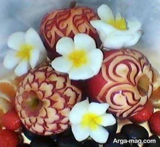 تزیین سیب سفره هفت سین