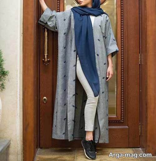 مانتوی طرح دار