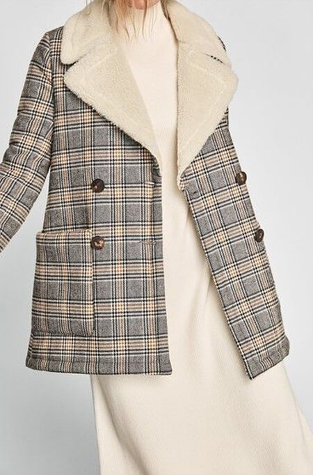 مدل پالتوچهارخانه کوتاه,مدل های پالتو چهارخانه