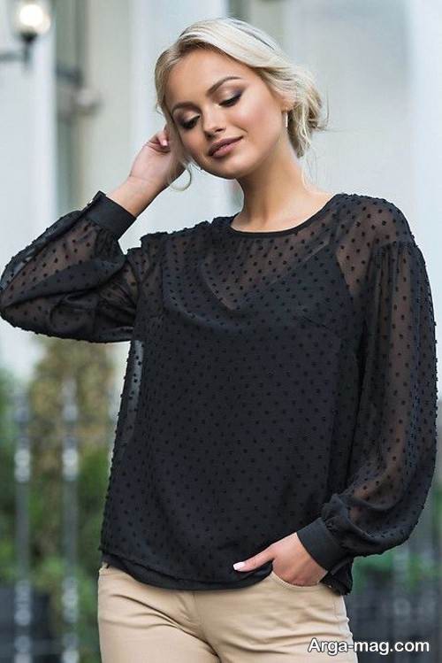 بلوز مشکی زنانه