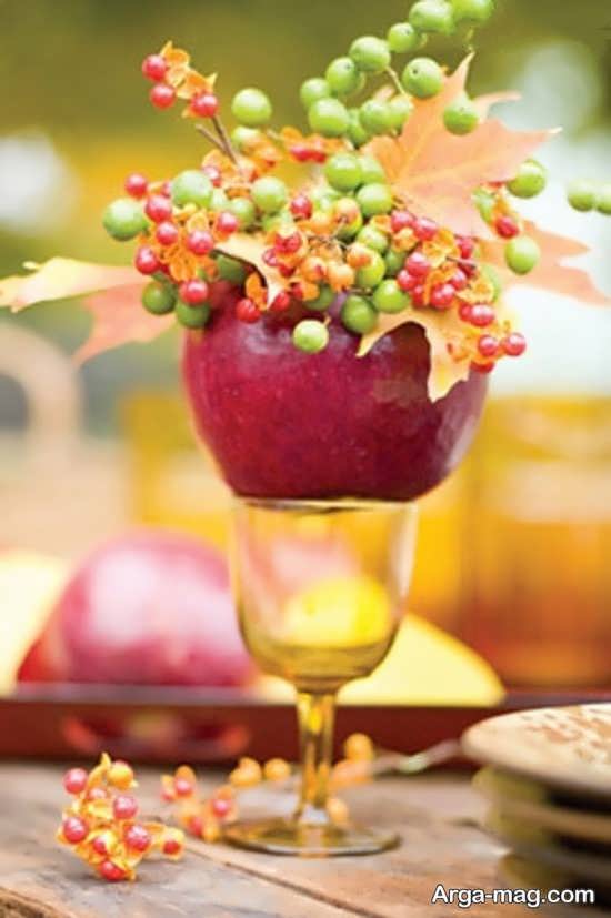 تزیین سیب سفره هفت سین