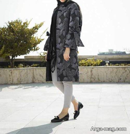 مانتو طرح دار فانتزی