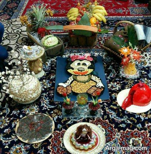 تزیین سفره مخصوص شب یلدا