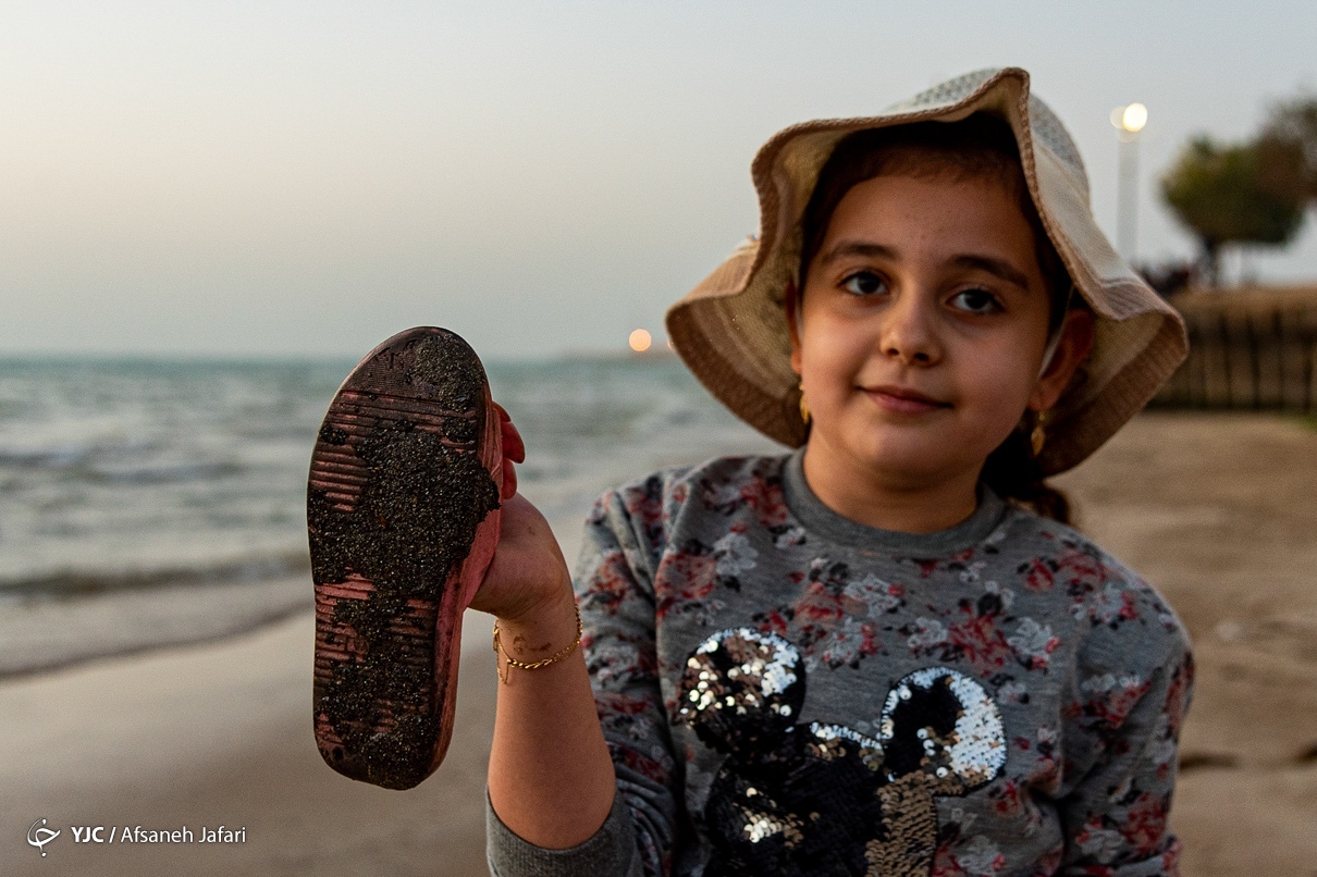 آلودگی نفتی ساحل بوشهر