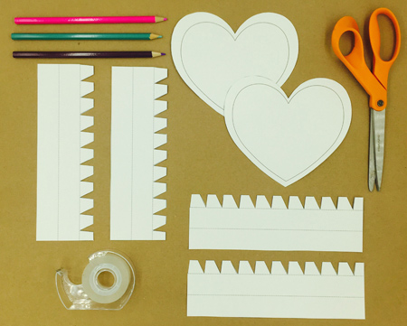 آموزش ساخت باکس هدیه, ساخت باکس هدیه به شکل قلب