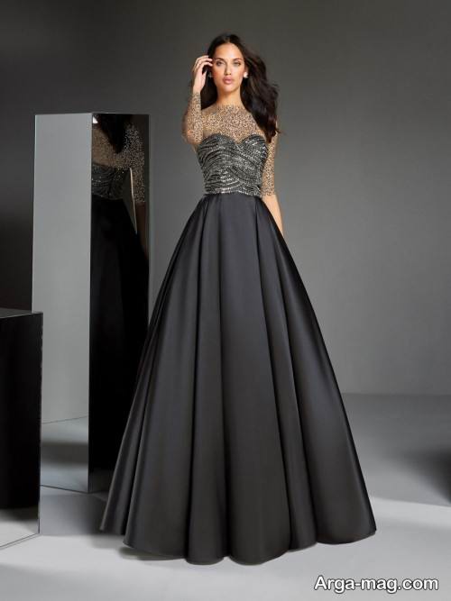لباس دکلته بلند