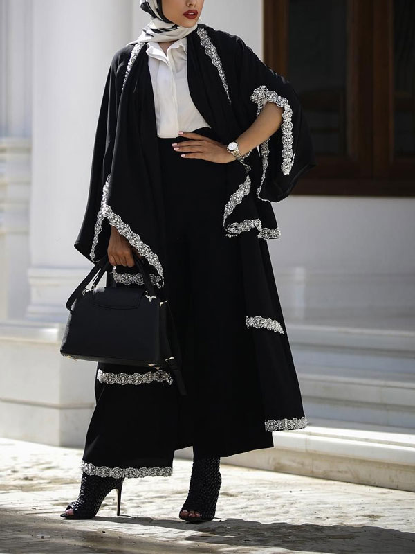 مانتو خفاشی مجلسی برای خانم های میانسال