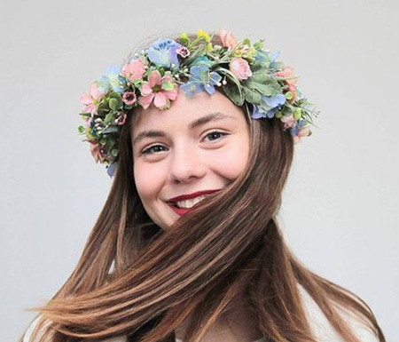 تاج گل برای حنابندان, تاج گل عروس برای نامزدی