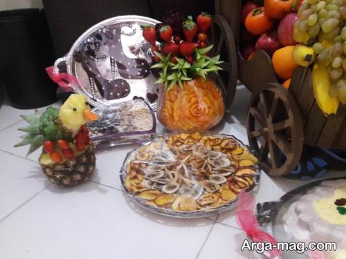تزیین سفره شب یلدا