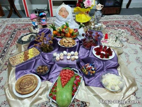 تزیینات سفره برای شب یلدا