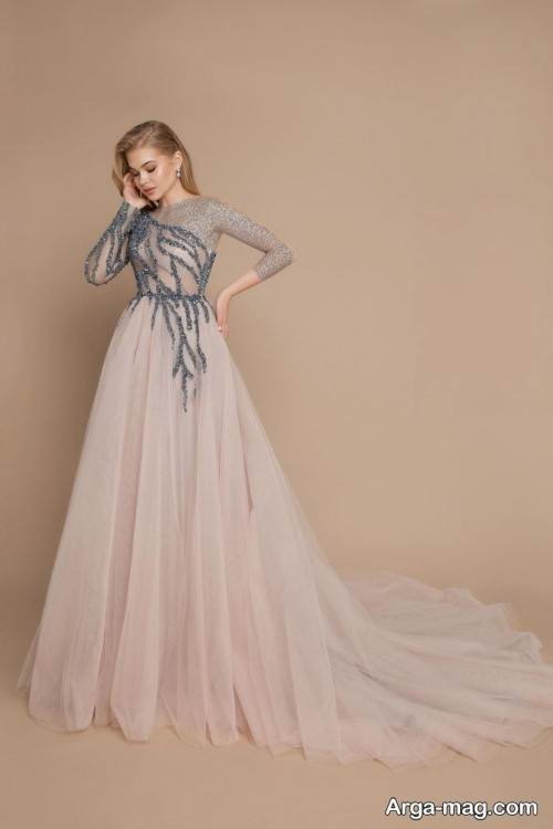 لباس دکلته کار شده