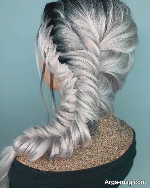 مدل شینیون 99 نیمه باز